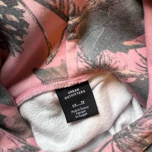 URBAN OUTFITTERS BDG Pink Real Tree Hoodie, LIKE NEW, Size: Mens XS (Womens S) - Picture 3 of 6